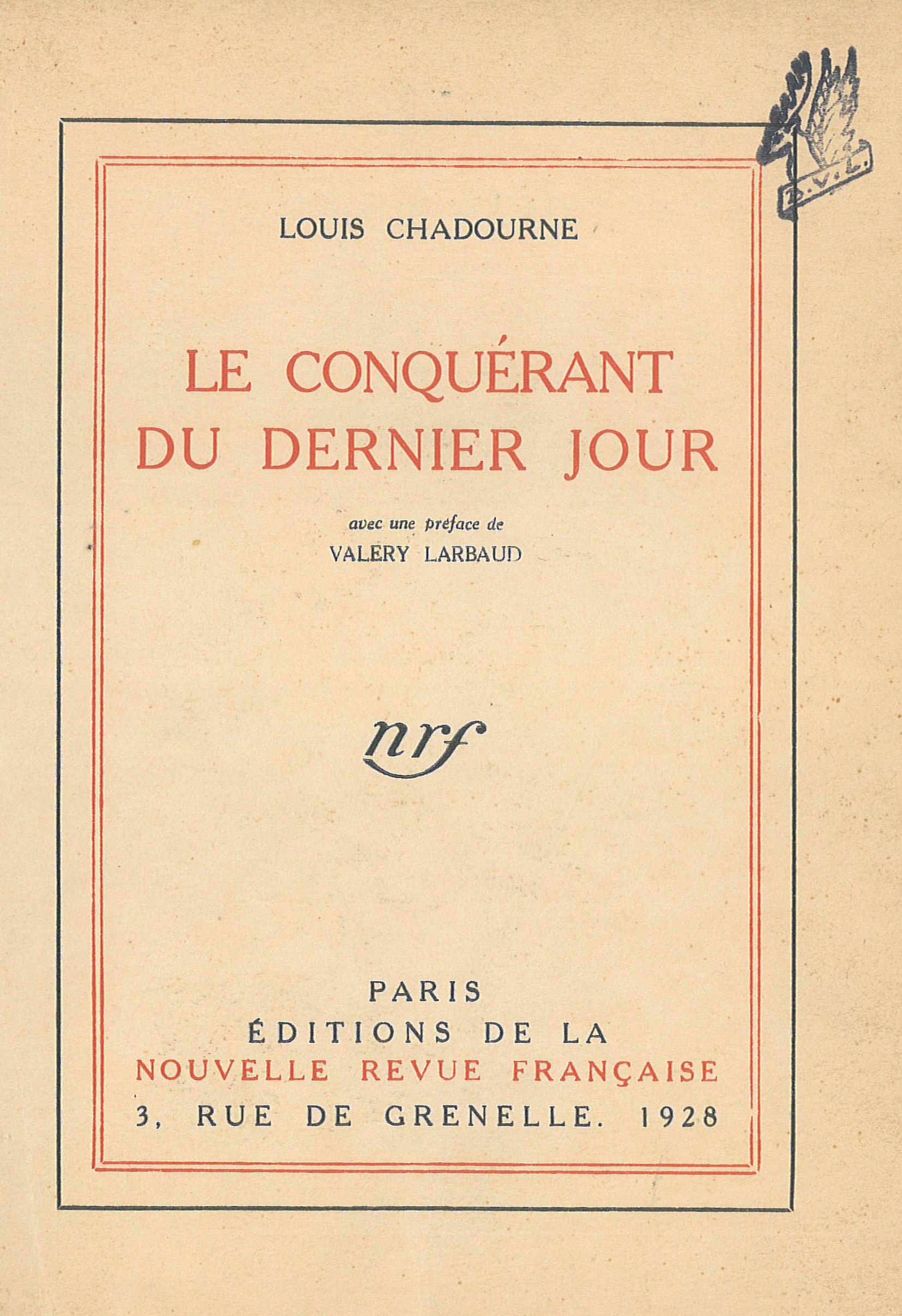 Le conquérant du dernier jour